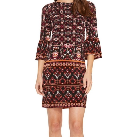 ❌ NWT London Style 3/4 Bell Sleeve Dress - Picture 2 of 5